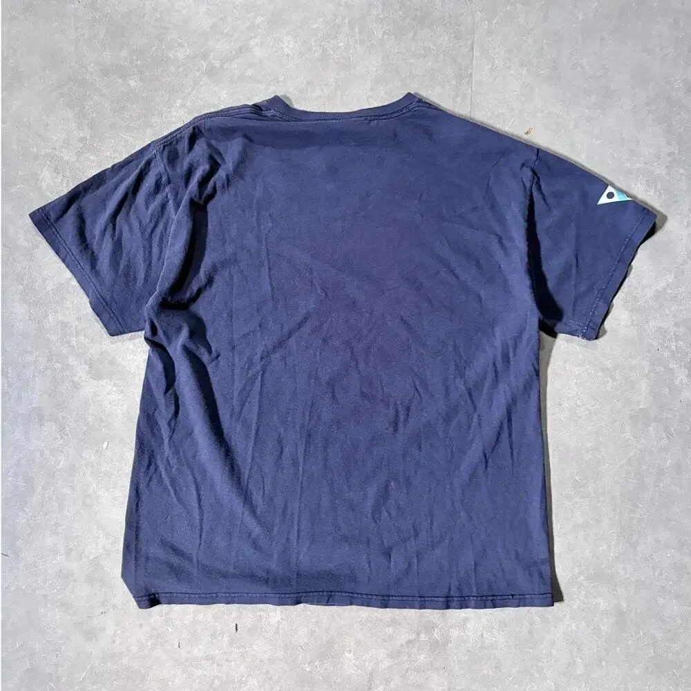 2000s Vintage Quiksilver Navy T Shirt -L